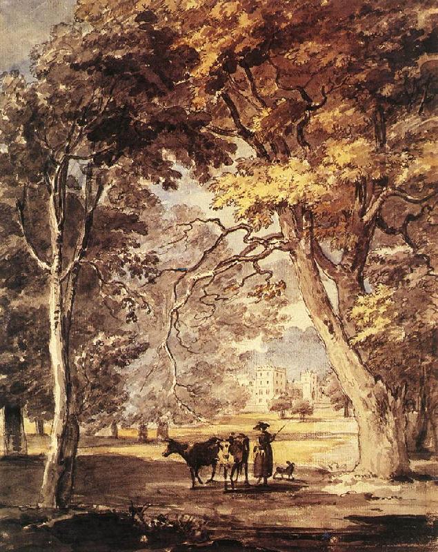SANDBY, Paul Cow-Girl in the Windsor Great Park af oil painting image
